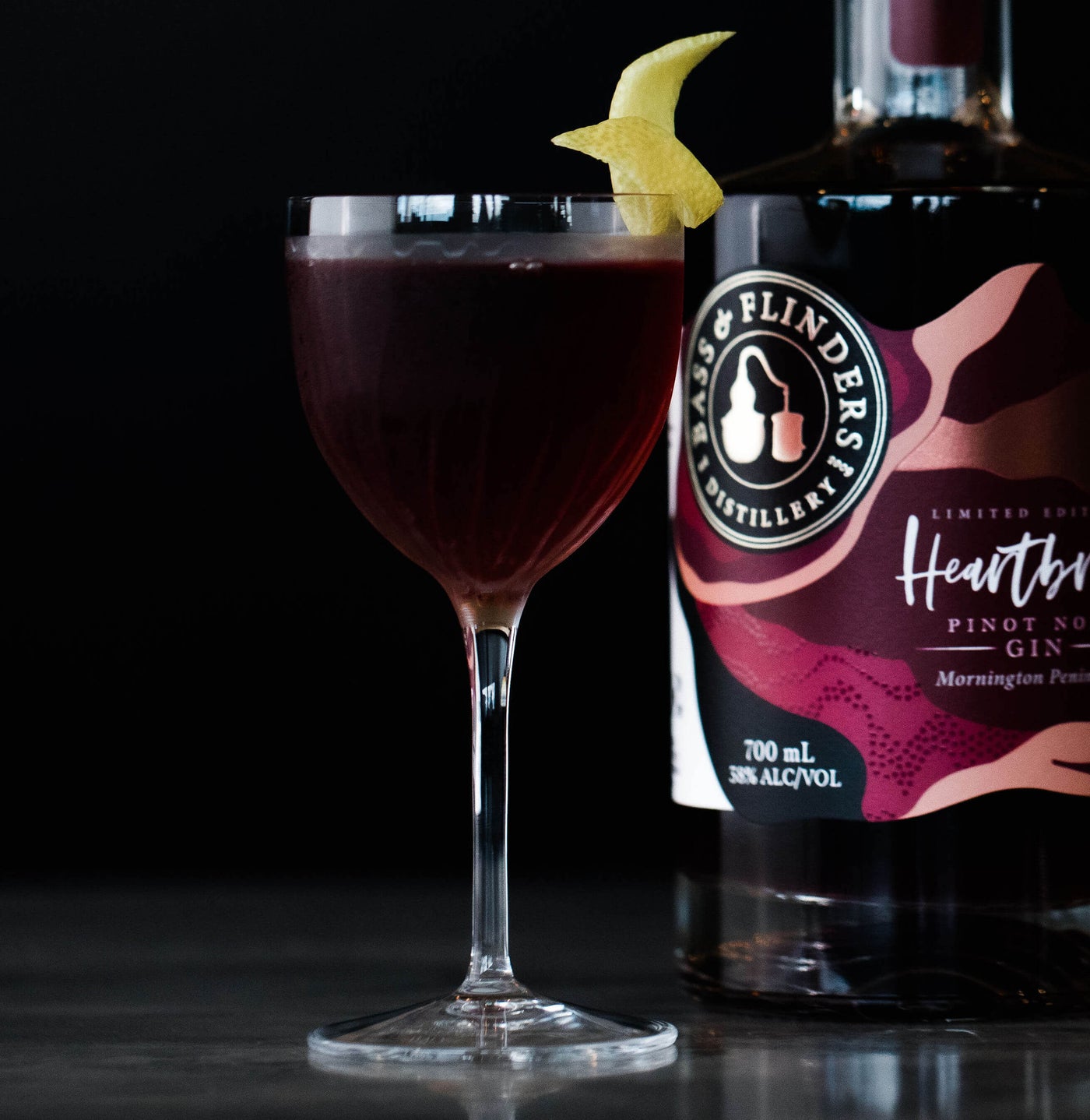 Bass & Flinders Distillery Heartbreak Gin Secret Love cocktail recipe