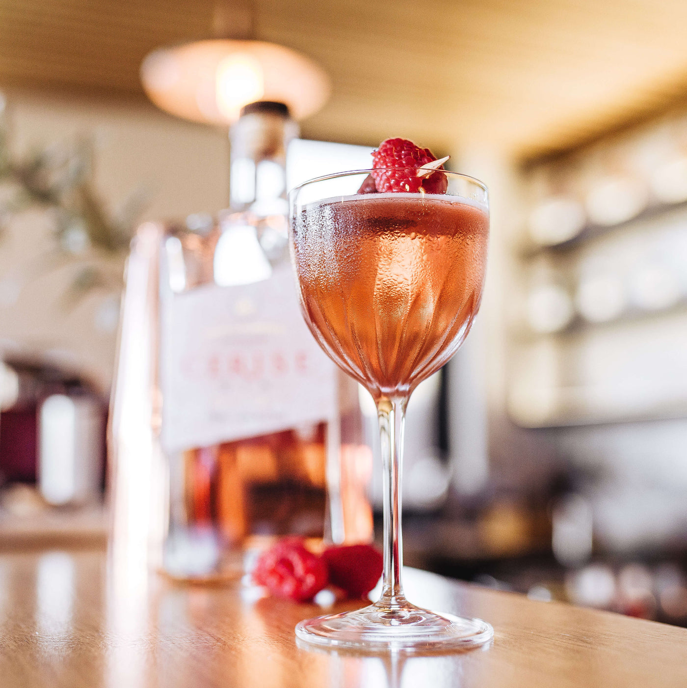 Bass & Flinders Distillery Cerise Gin Cerise Martinez cocktail