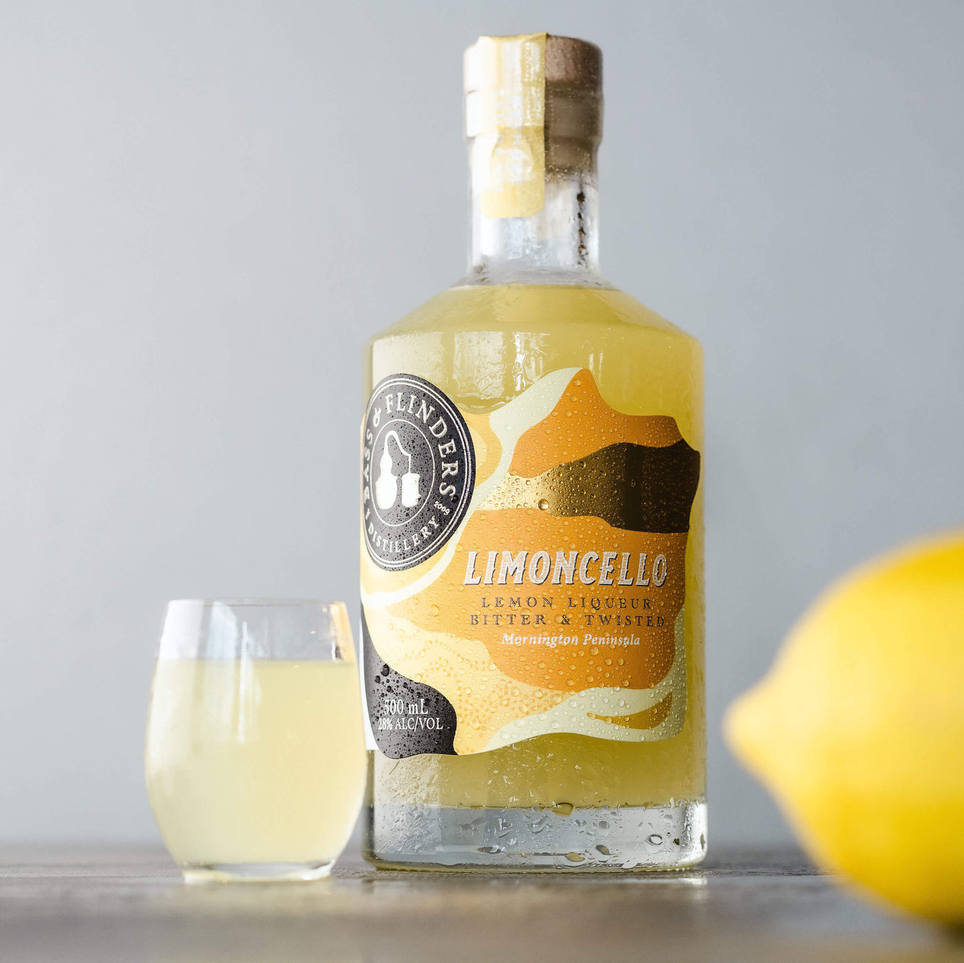 Bass & Flinders Distillery Limoncello Bitter and Twisted lemon liqueur