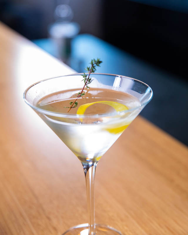 Bass & Flinders Distillery Maritime Martini cocktail