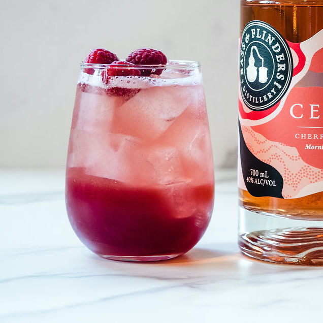 Bass Flinders Distillery Watermelon Cherry Spritz Cerise Gin cocktail