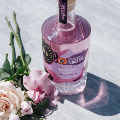 Bass Flinders Distillery Bloom Gin in collaboration with Melbourne International Flower and Garden Show