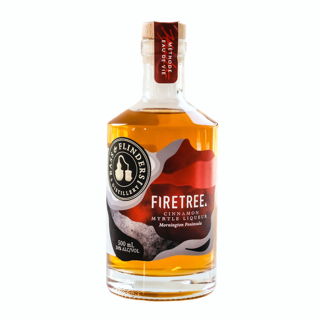 Bass Flinders Distillery Firetree Cinnamon myrtle liqueur