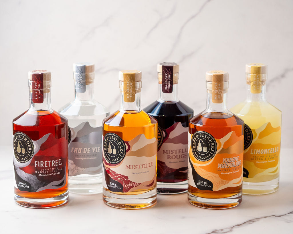 bass flinders distillery spirits liqueurs collection mornington peninsula