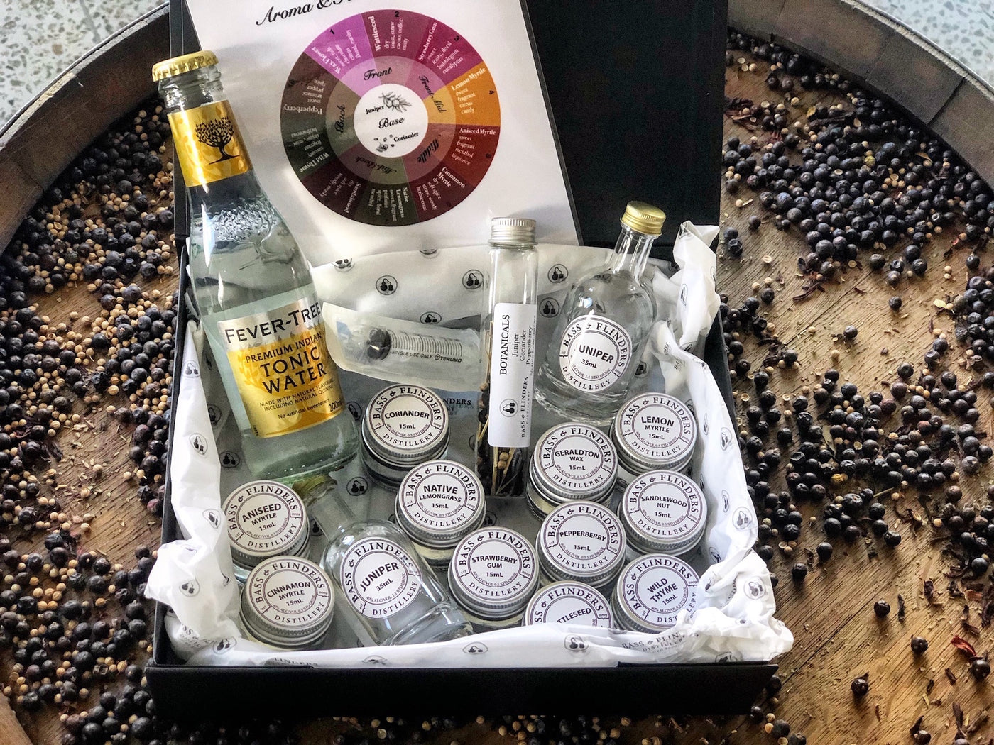 Bass & Flinders Distillery Gin Masterclass Kit at home