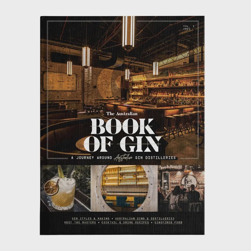 Australian Book of Gin available at Bass & Flinders Distillery