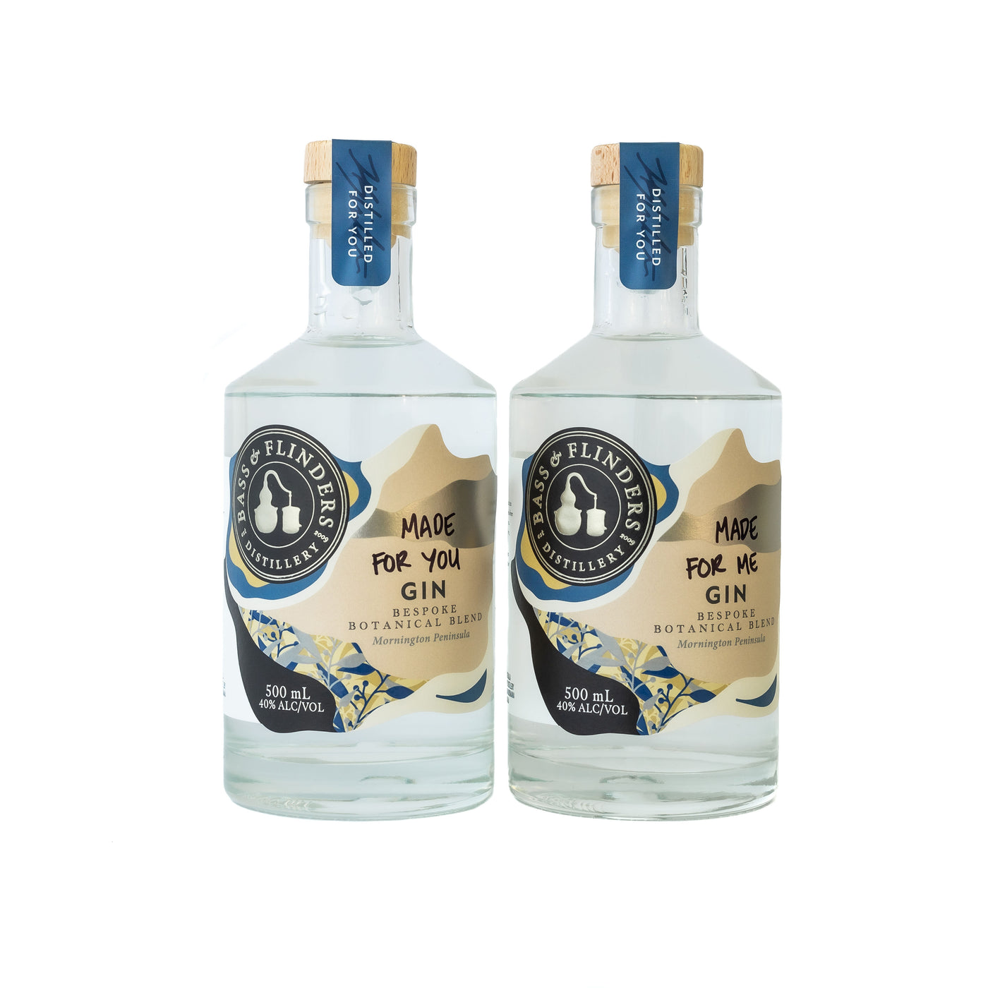 Bass & Flinders Distillery Bespoke Gin Masterclass Gin Made for You bottle