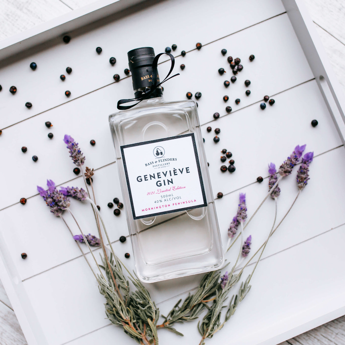 Bass & Flinders Distillery Genevieve Gin Limited Edition botanicals