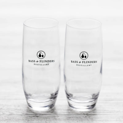 Bass & Flinders Distillery highball glasses for cocktails