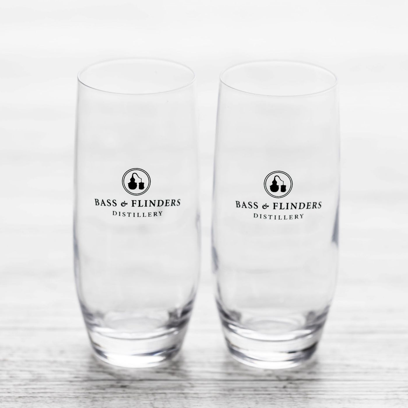 Bass & Flinders Distillery highball glasses for cocktails